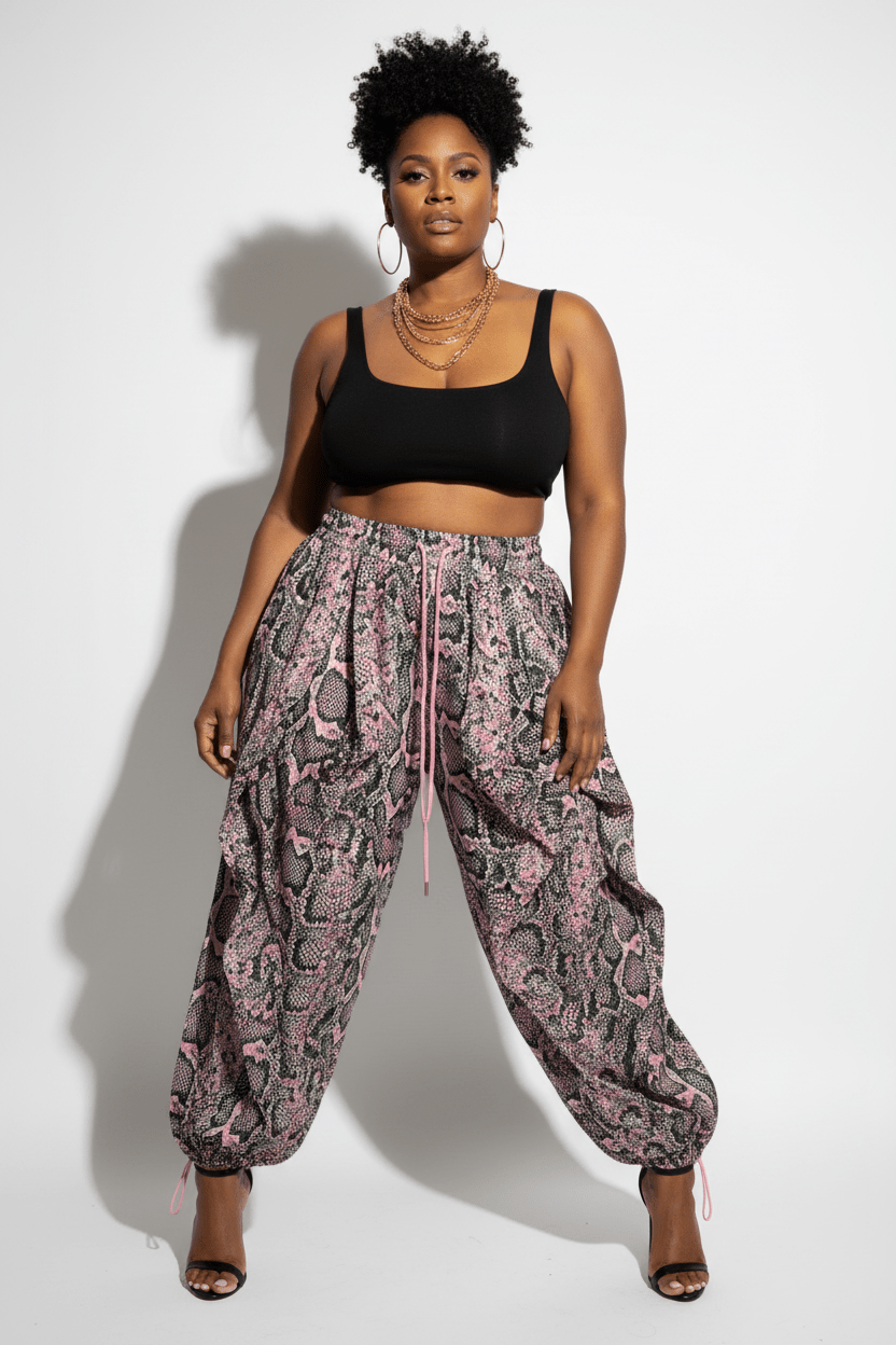 Wavy Ruffle Pants - House of FaSHUN by Shun Melson
