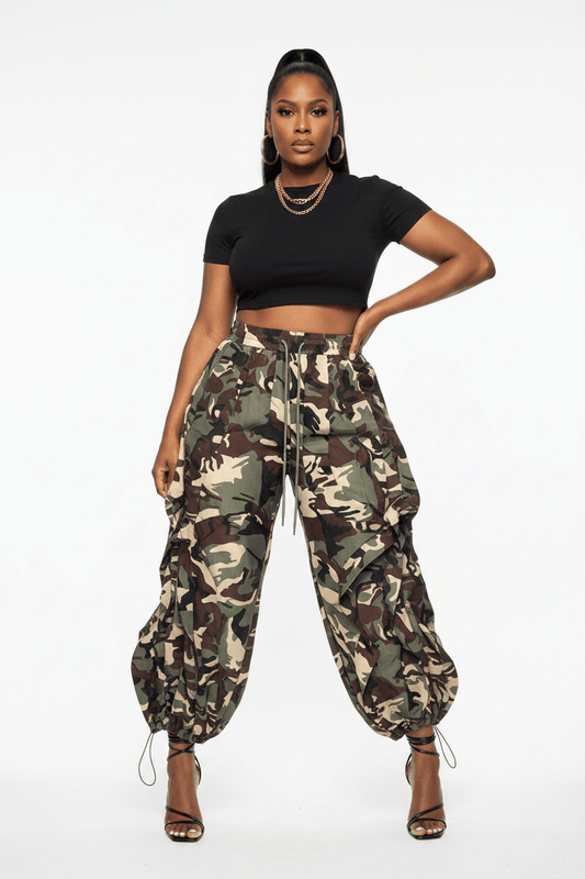 Wavy Ruffle Pants - House of FaSHUN by Shun Melson