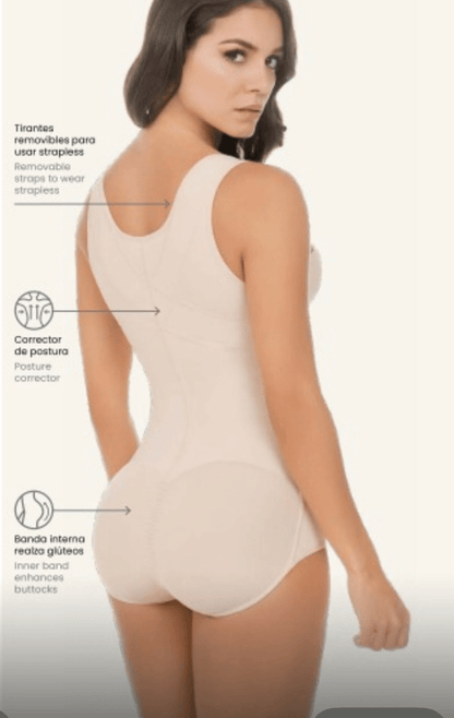 Wide Strap Body Shaper — Firm Compression Shapewear (S–5XL) - House of FaSHUN by Shun Melson