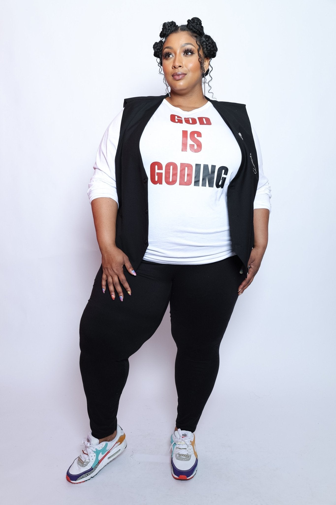 Women's God is GODing Tee/Hoodie - House of FaSHUN by Shun Melson