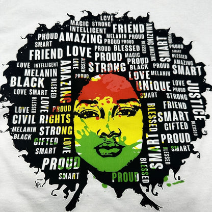 Black History Afro Tee - House of FaSHUN by Shun Melson