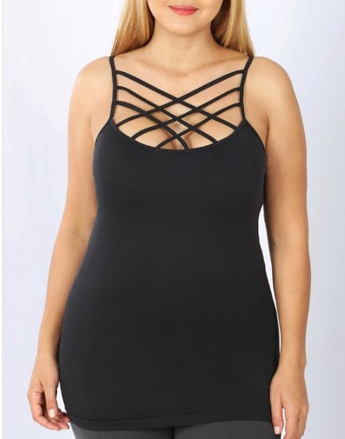 Criss Cross Camisole - House of FaSHUN by Shun Melson