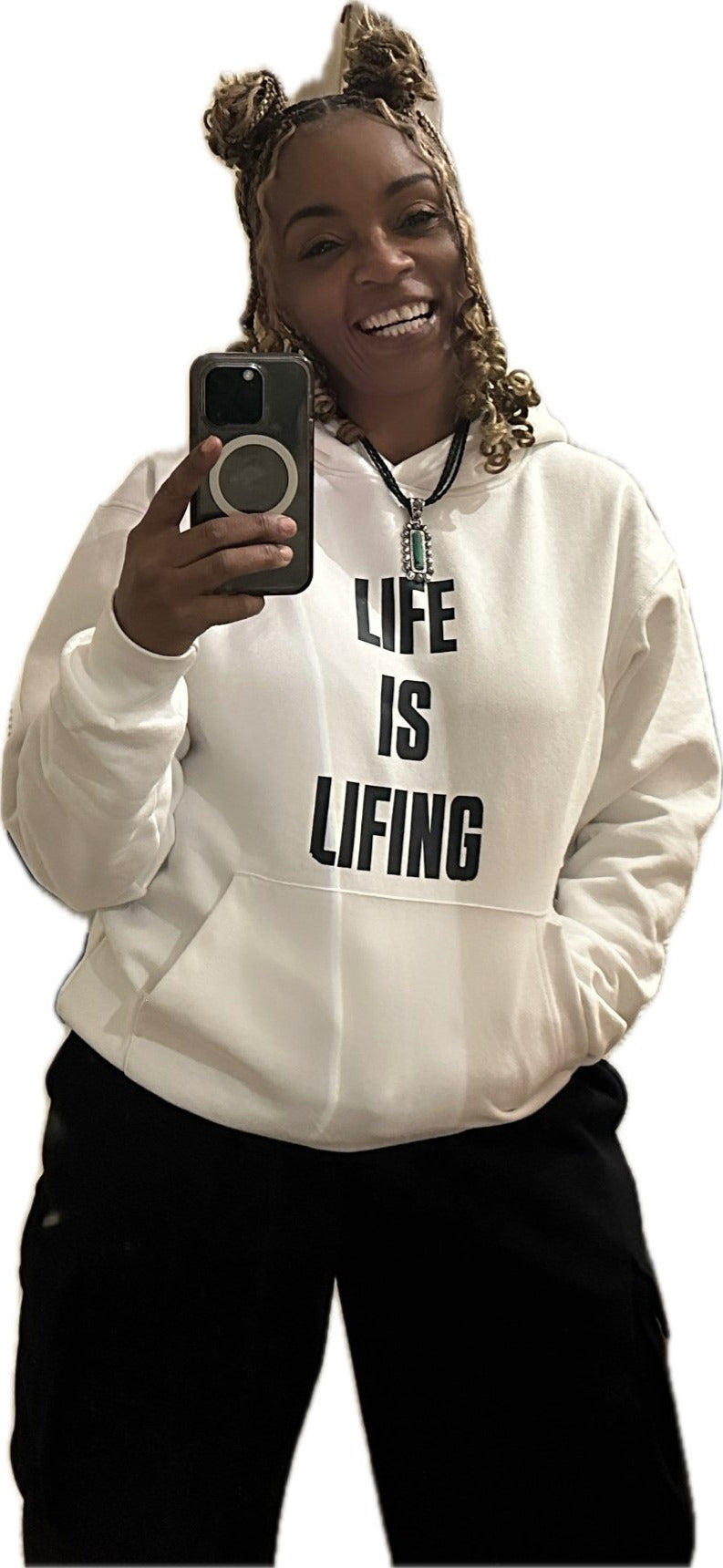 Life is Lifing Hoodie - House of FaSHUN by Shun Melson