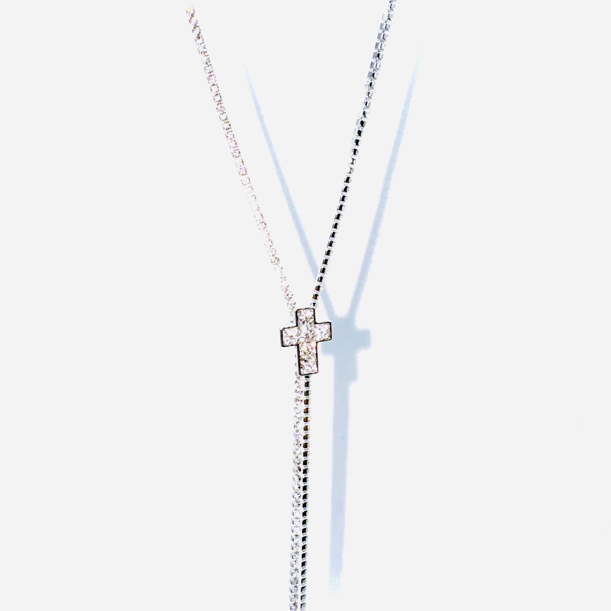 Long Rhinestone Slider Necklaces - House of FaSHUN by Shun Melson